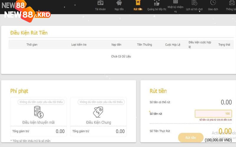 Hướng dẫn rút tiền qua thẻ cào di động tại New88