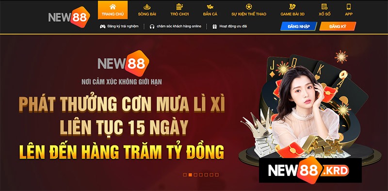 Chọn sảnh game mậu binh tại mục game bài