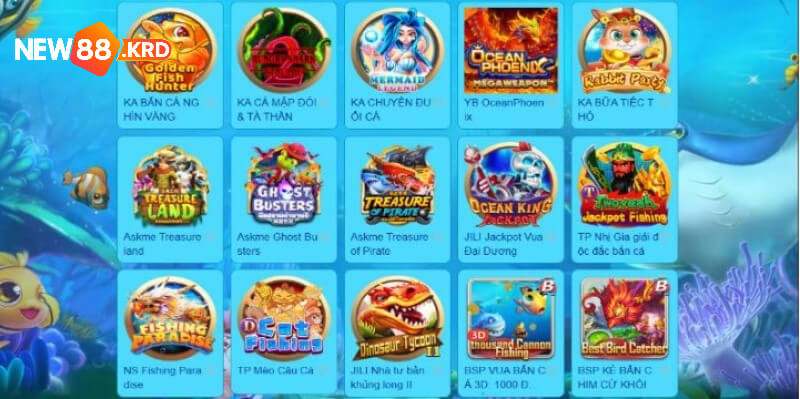 Lựa chọn game bắn cá New88 phù hợp với sở thích cá nhân